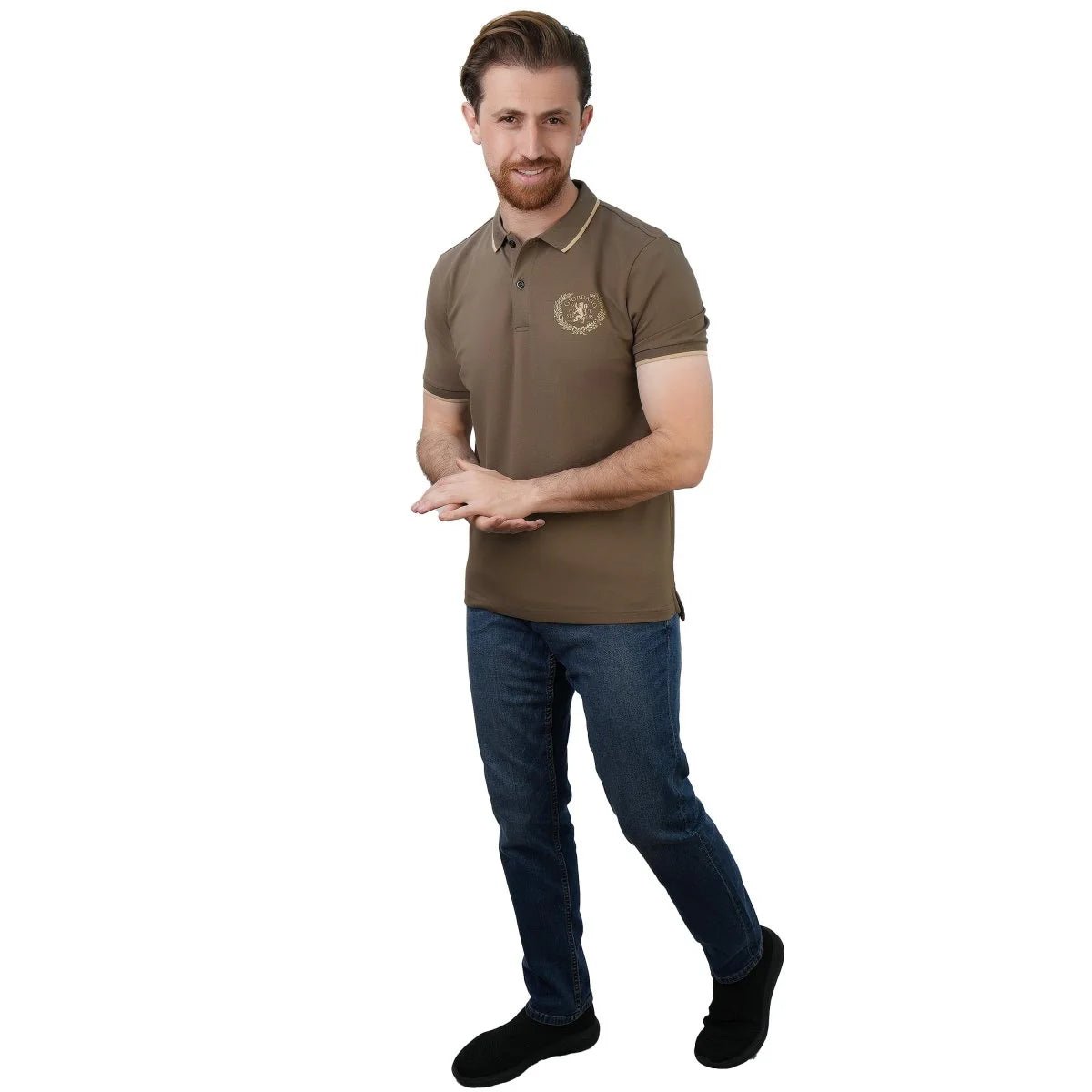 Men's Slim Fit Pique Polo Shirt - Giordano Online