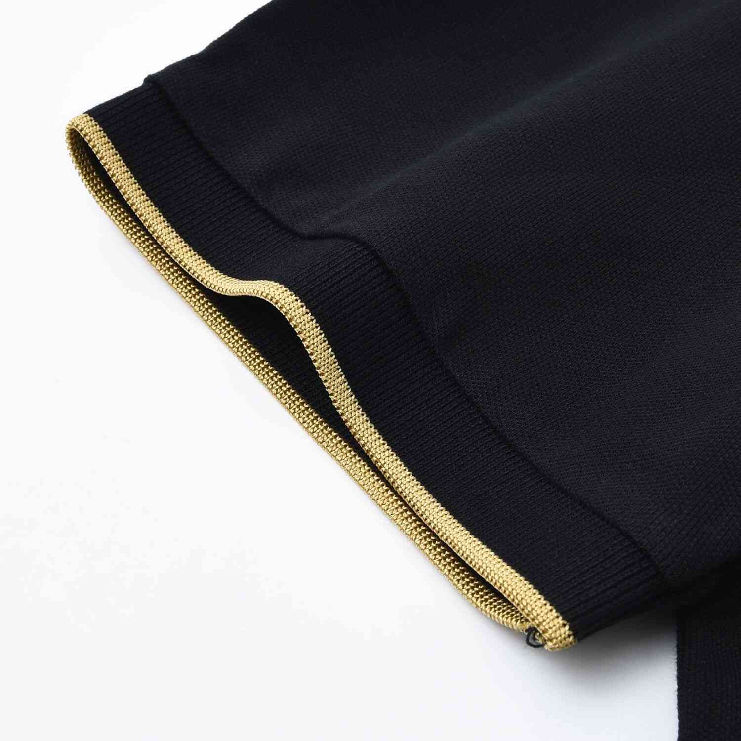 Men's Slim Fit Pique Polo Shirt - Black - Giordano Online