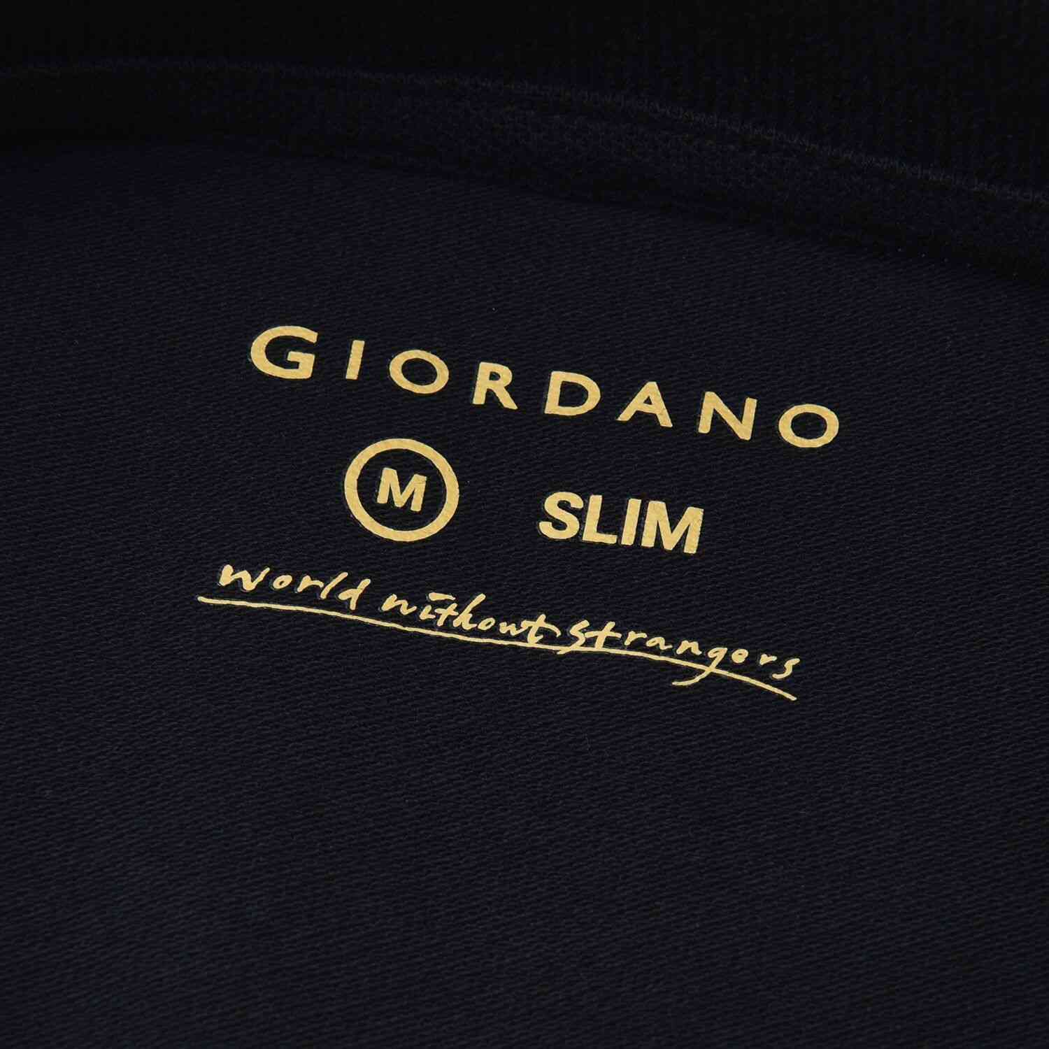 Men's Slim Fit Pique Polo Shirt - Black - Giordano Online