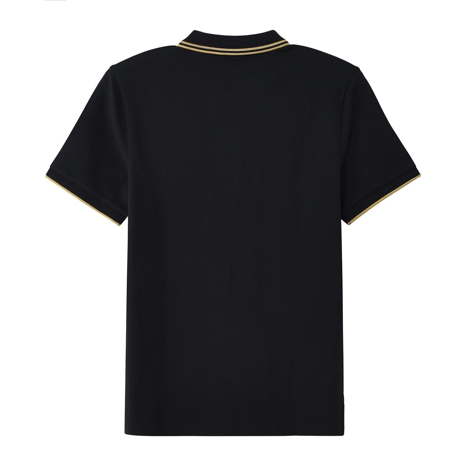 Men's Slim Fit Pique Polo Shirt - Black - Giordano Online