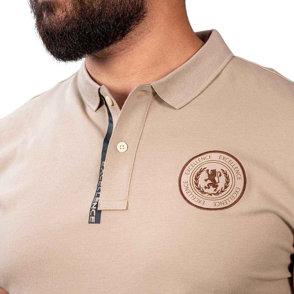 Men's Slim Fit Pique Polo Shirt - Yellow - Giordano Online