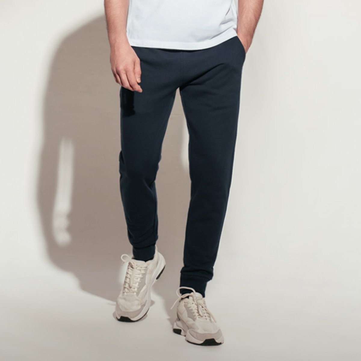 Men’s Slim Tapered Air Double Knit Joggers - Giordano Online