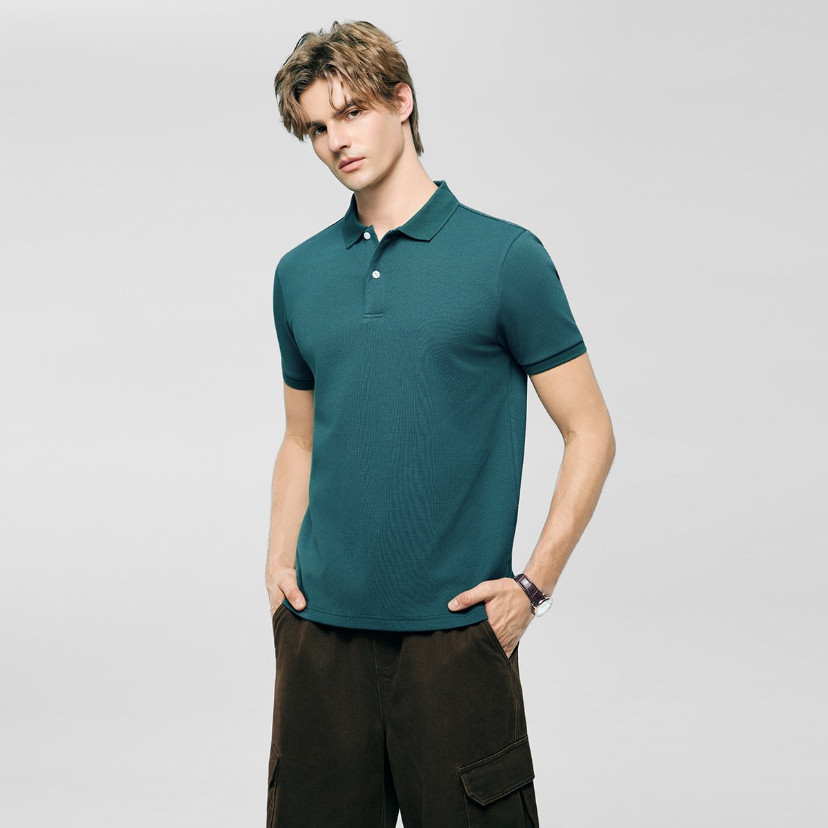 Men's Solid Polo - Giordano Online