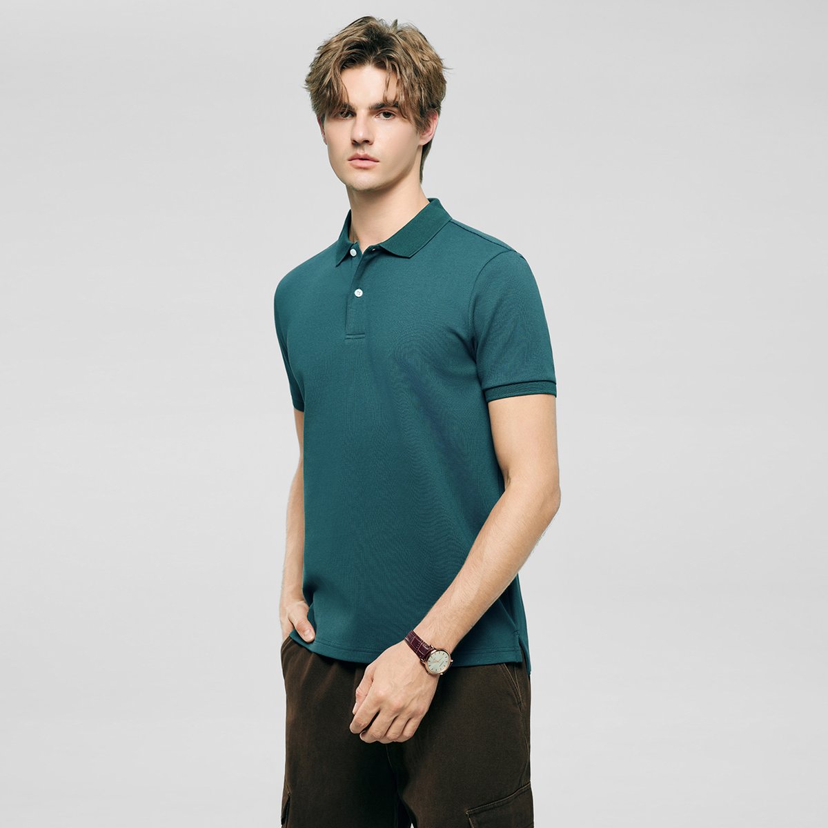 Men's Solid Polo - Giordano Online