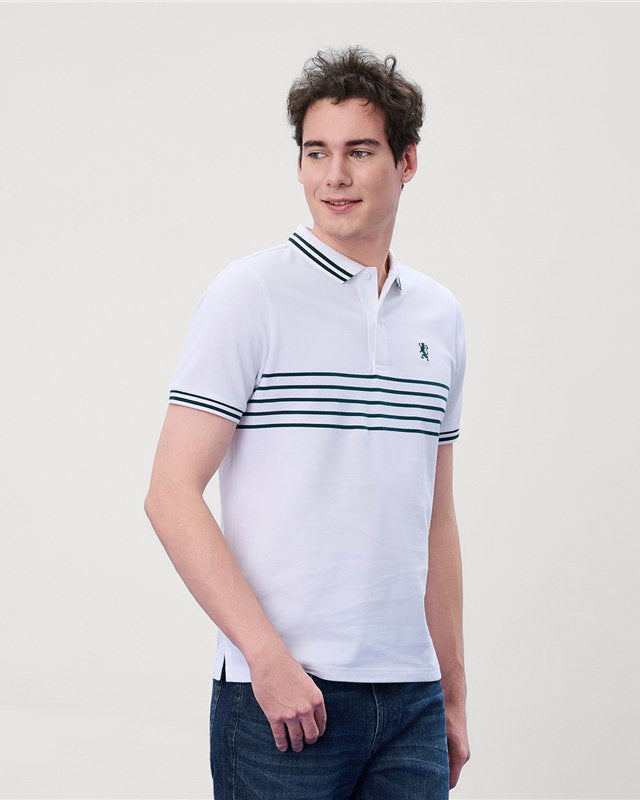 Men's Stripe Polo - Giordano Online