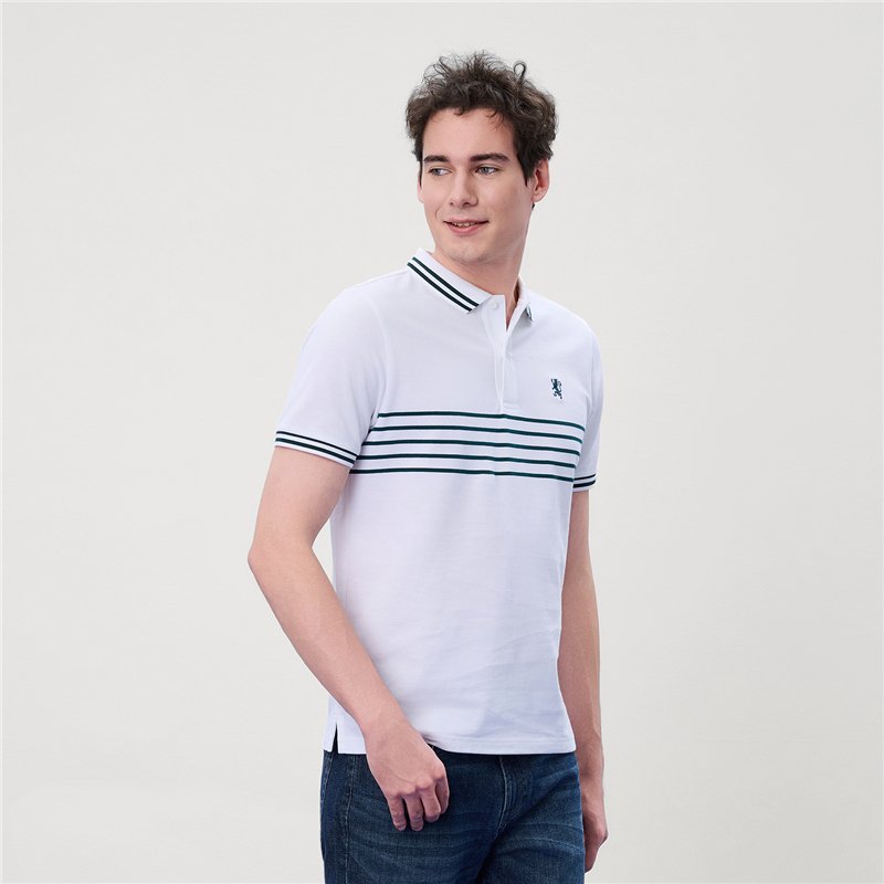 Men's Stripe Polo - Giordano Online