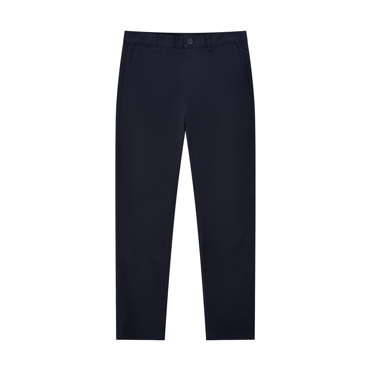 Men's Twill Mid Rise Regular Fit Pant - Blue - Giordano Online