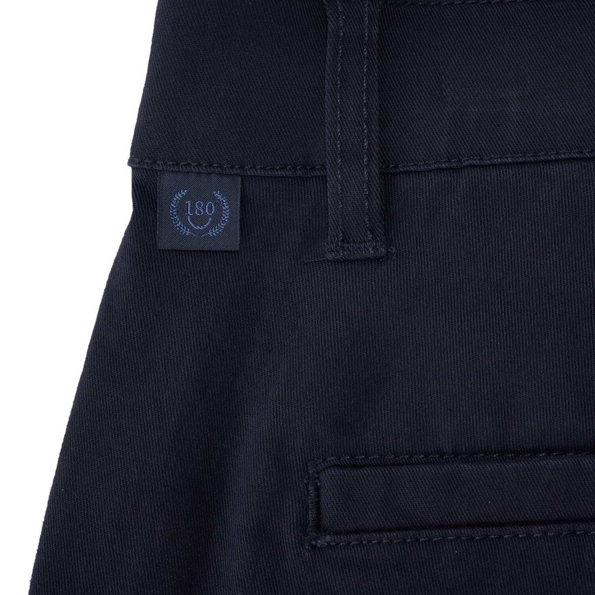 Men's Twill Mid Rise Regular Fit Pant - Blue - Giordano Online