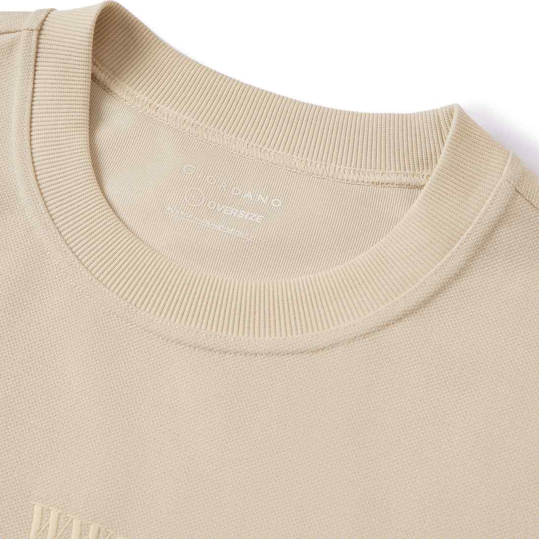 Men's Waffle Crew Neck Oversized Tee - Giordano