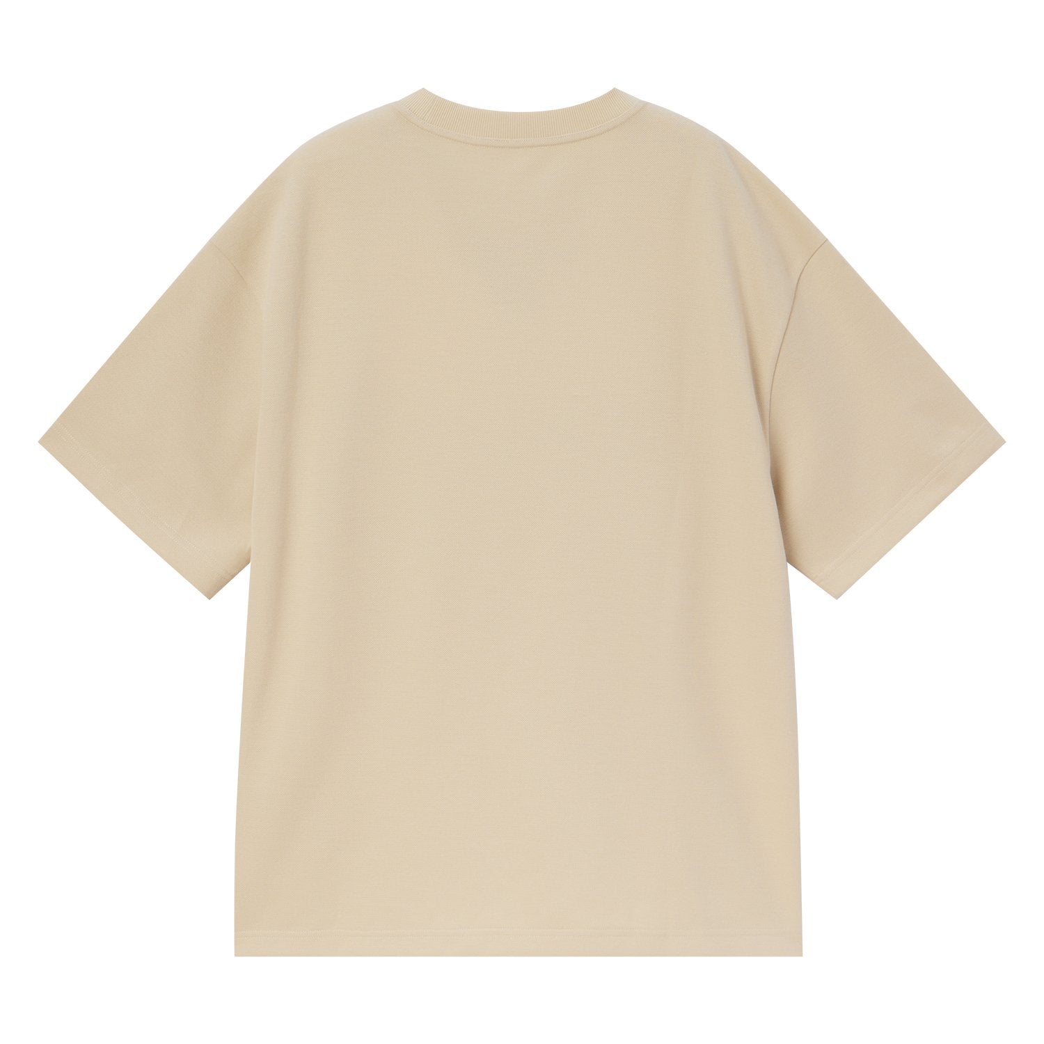 Men's Waffle Crew Neck Oversized Tee - Giordano