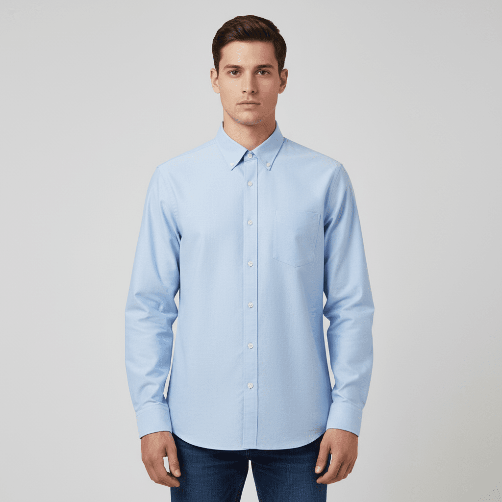 Men's Wrinkle - Free Long Sleeve Oxford Shirt - Giordano Online