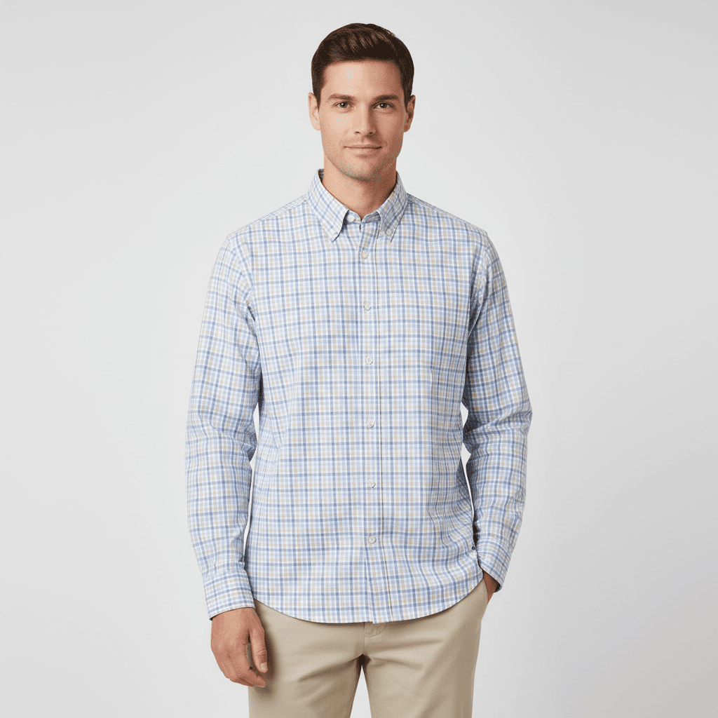 Men's Wrinkle - Free Long Sleeve Oxford Shirt - Giordano Online