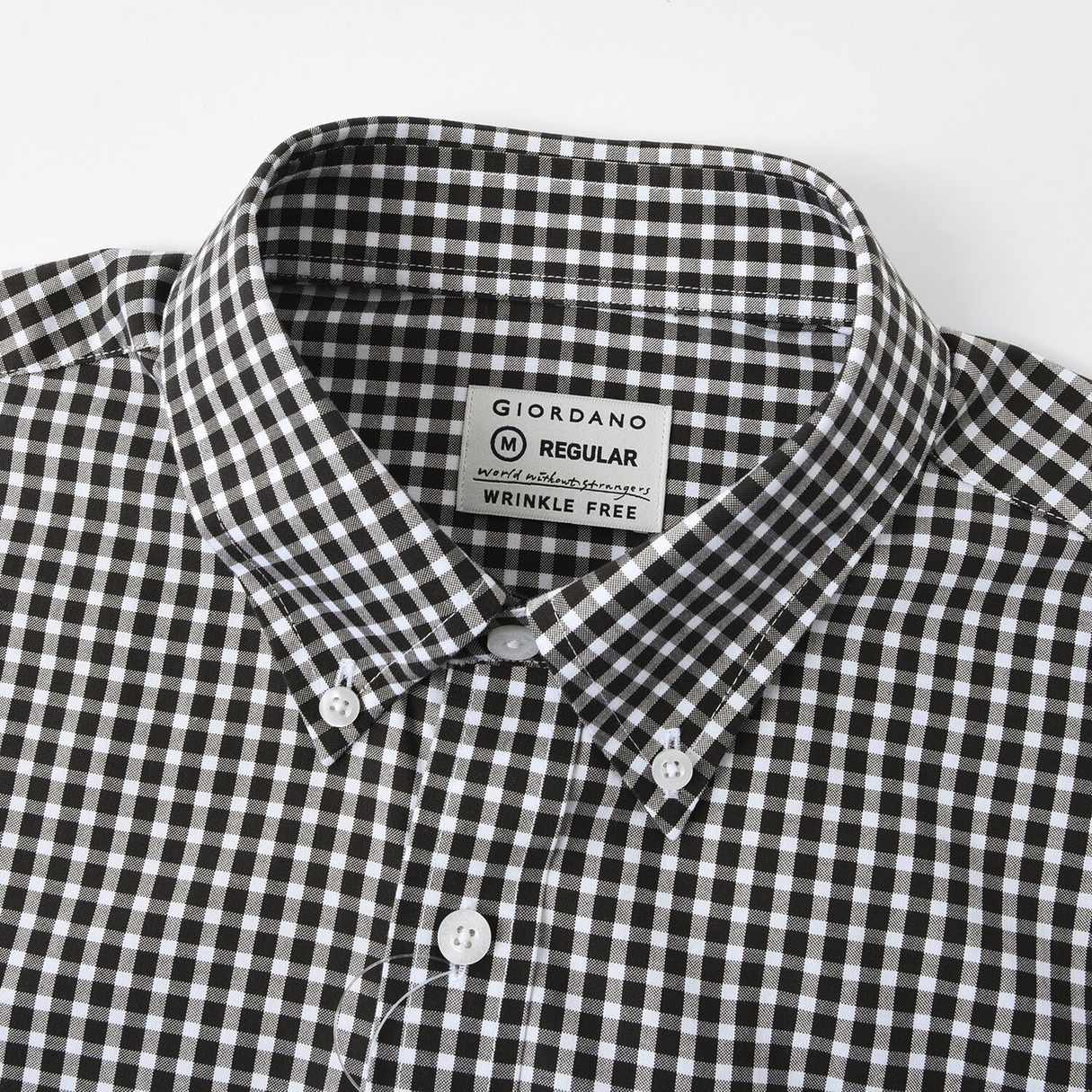 Men's Wrinkle - Free Long Sleeve Oxford Shirt - Giordano Online