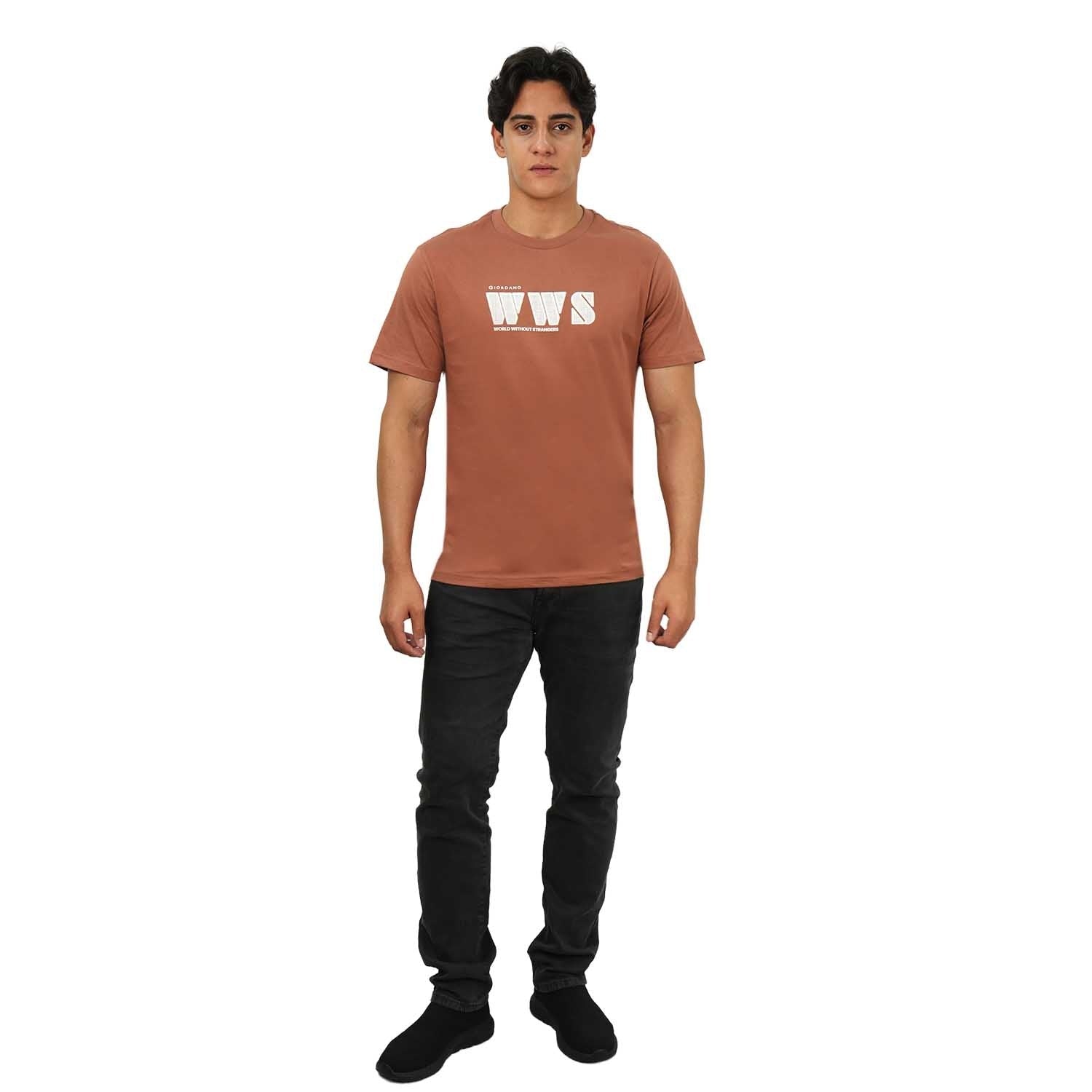 Men's WWS Print Tee - Giordano Online