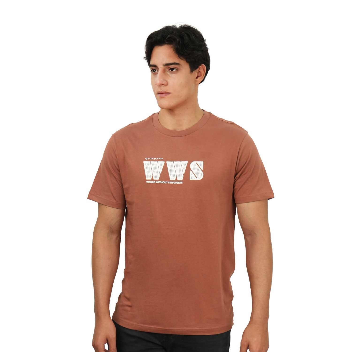 Men's WWS Print Tee - Giordano Online