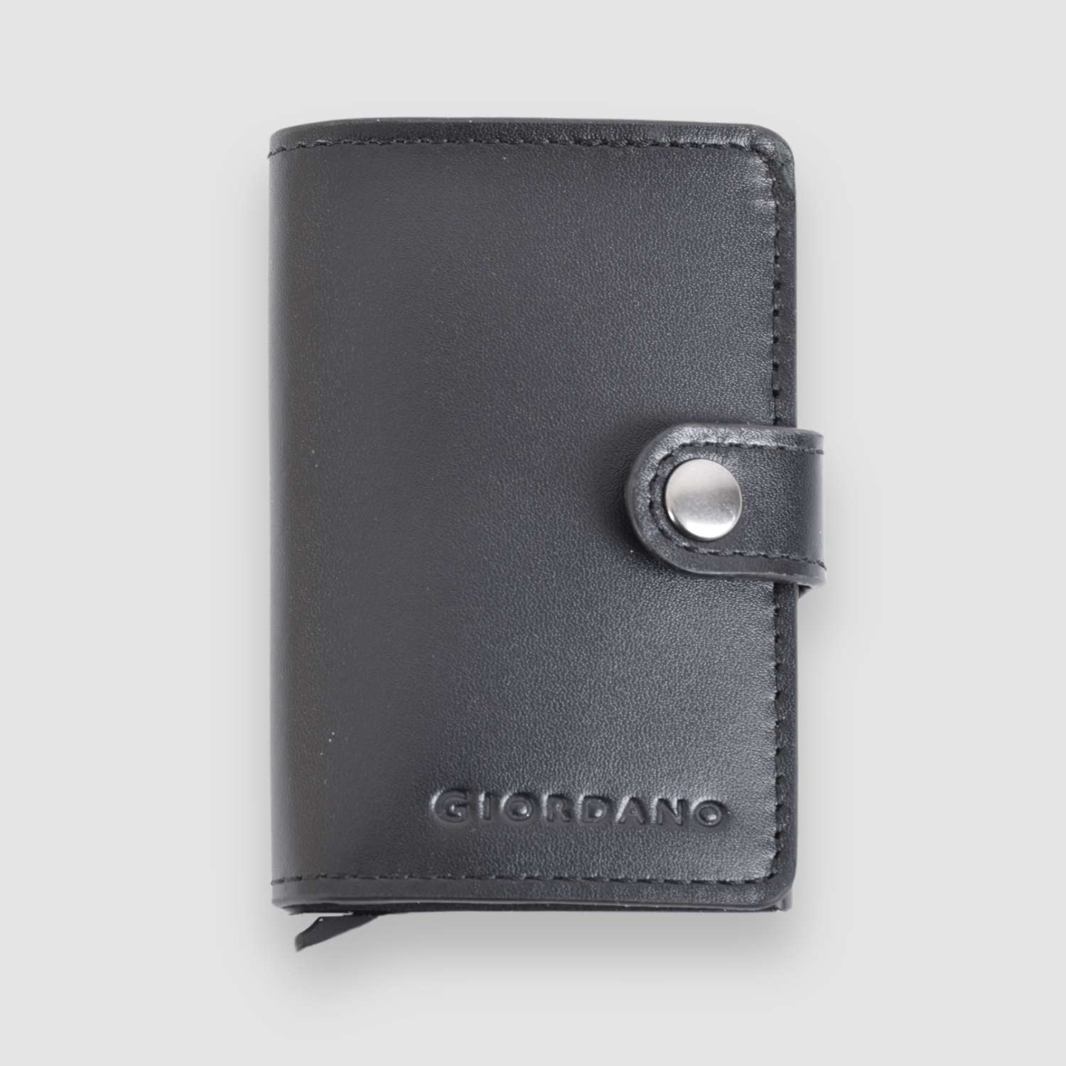 Mini Leather Wallet - Black - Giordano Online