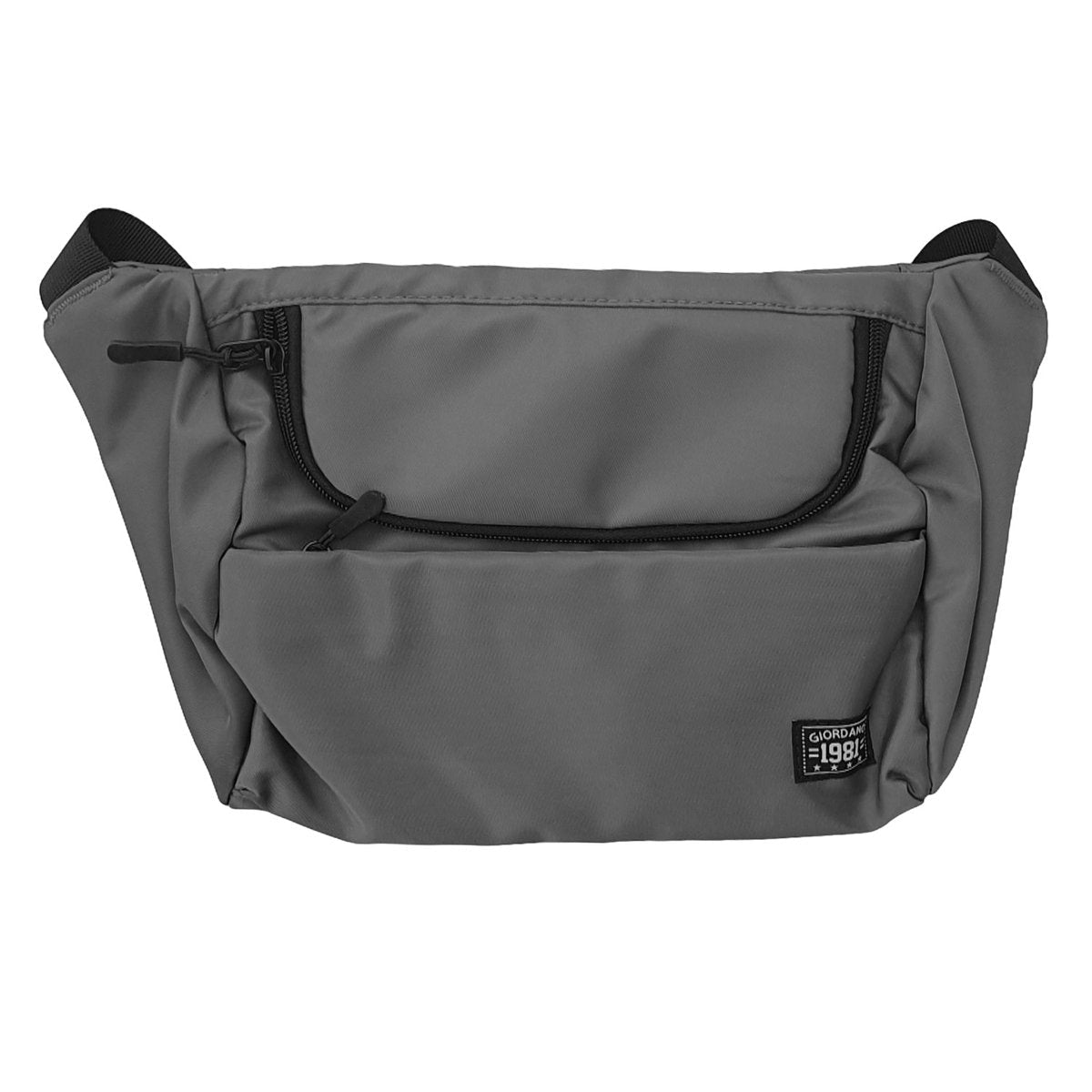 Polyester Crossbody Bag - Grey - Giordano Online