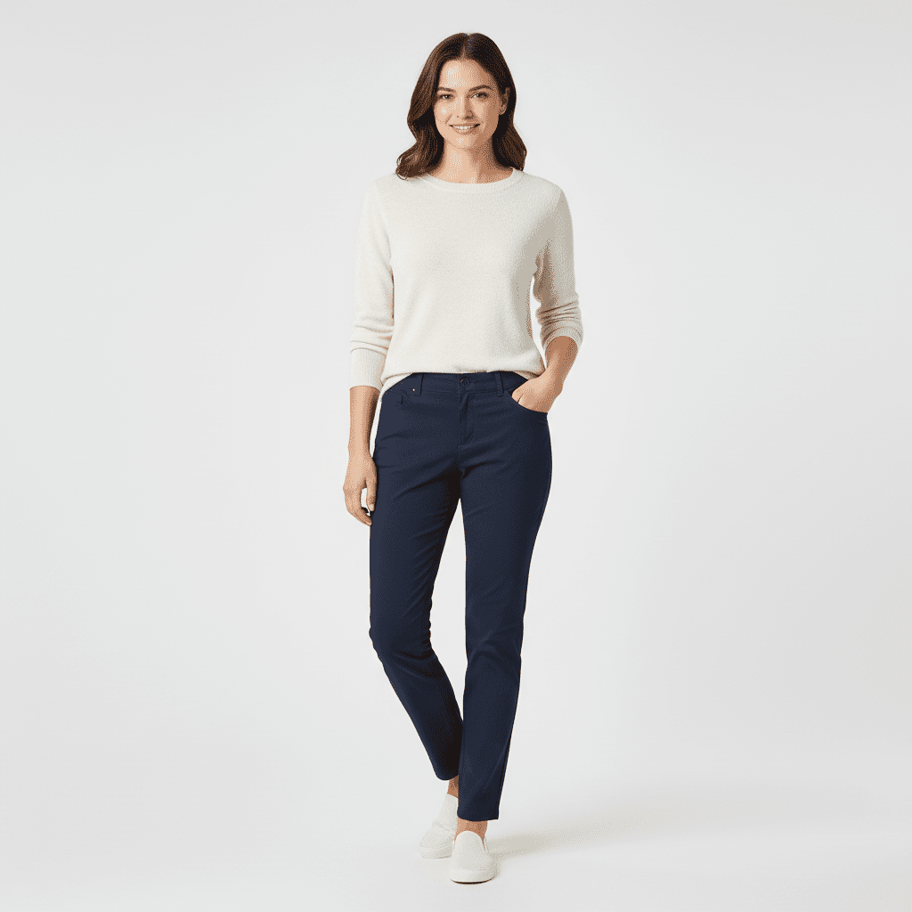 Women Mid Rise Slim Taper Pocket Pants - Giordano Online