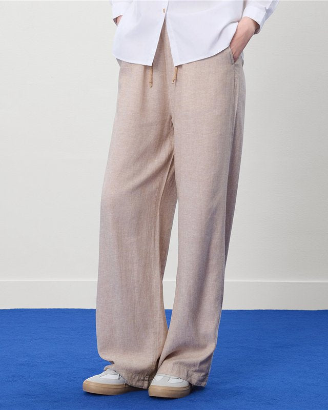 Women Wide Leg High Waist Pants - Giordano Online
