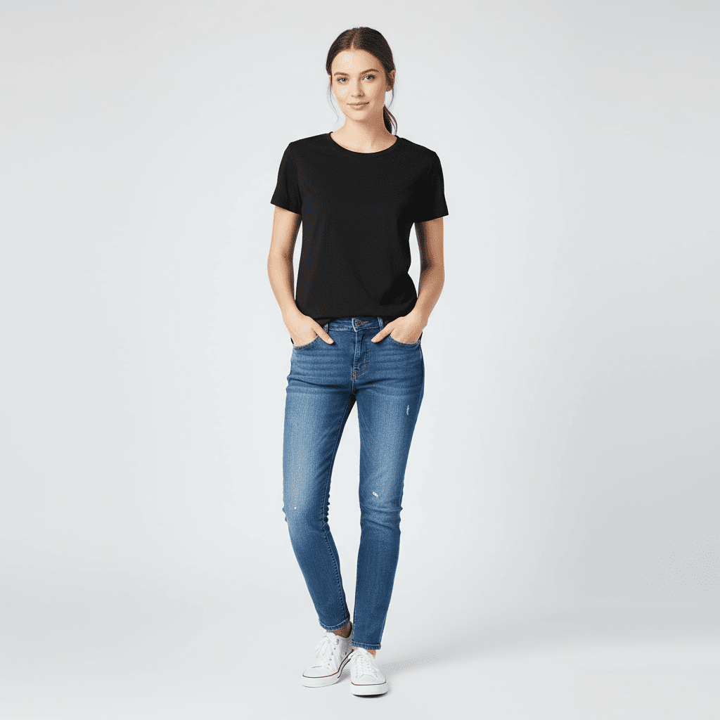Women's Comfort Fit Sorona Jersey Crew Neck Tee - Giordano Online
