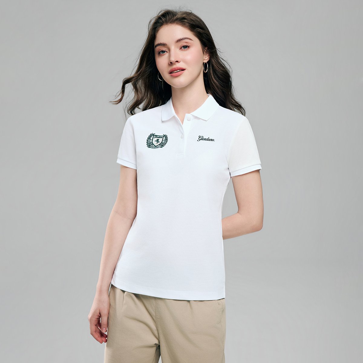 Women's Cotton Bold Polo - Giordano Online