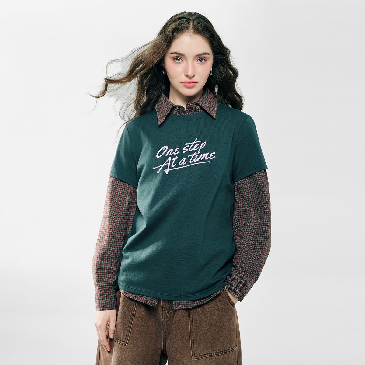 Women’s Cotton Crew Neck Printed Comfort Tee - Giordano Online