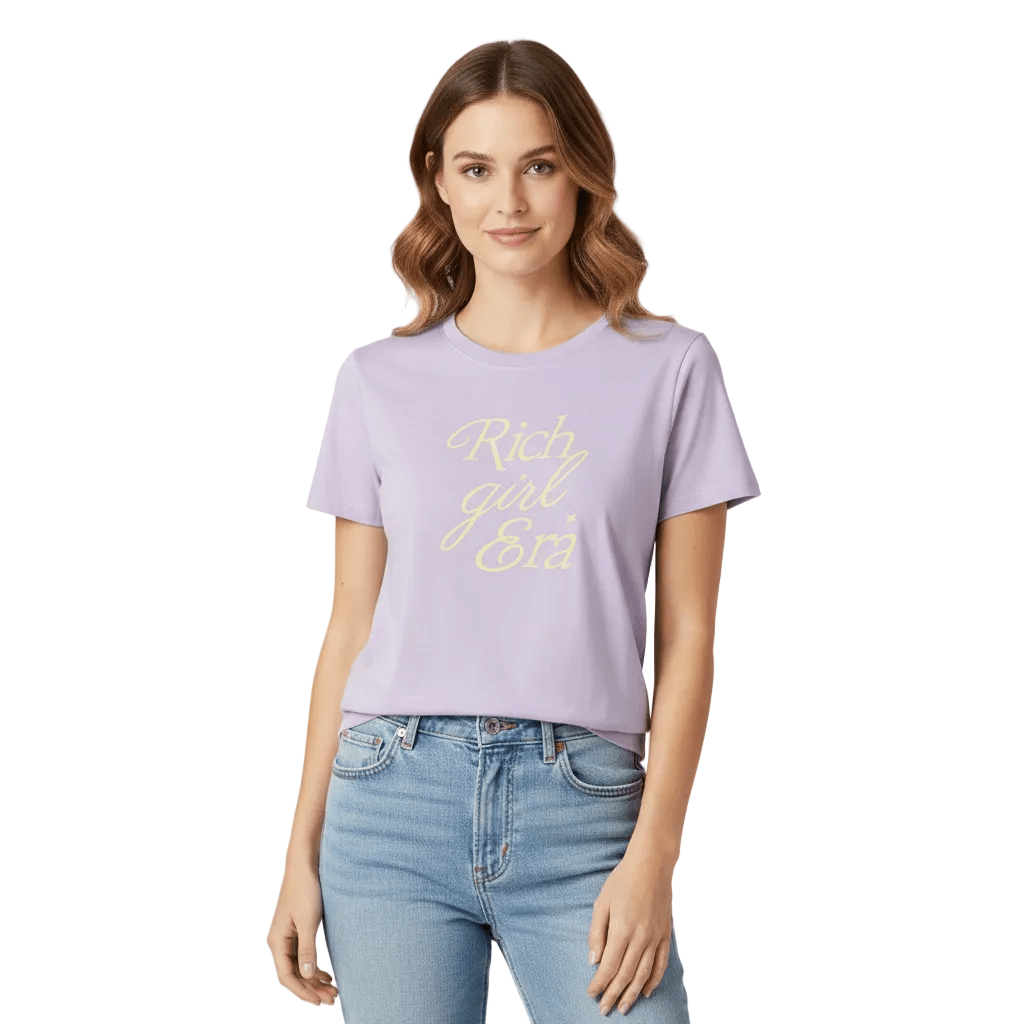 Women’s Cotton Crew Neck Printed Comfort Tee - Giordano Online