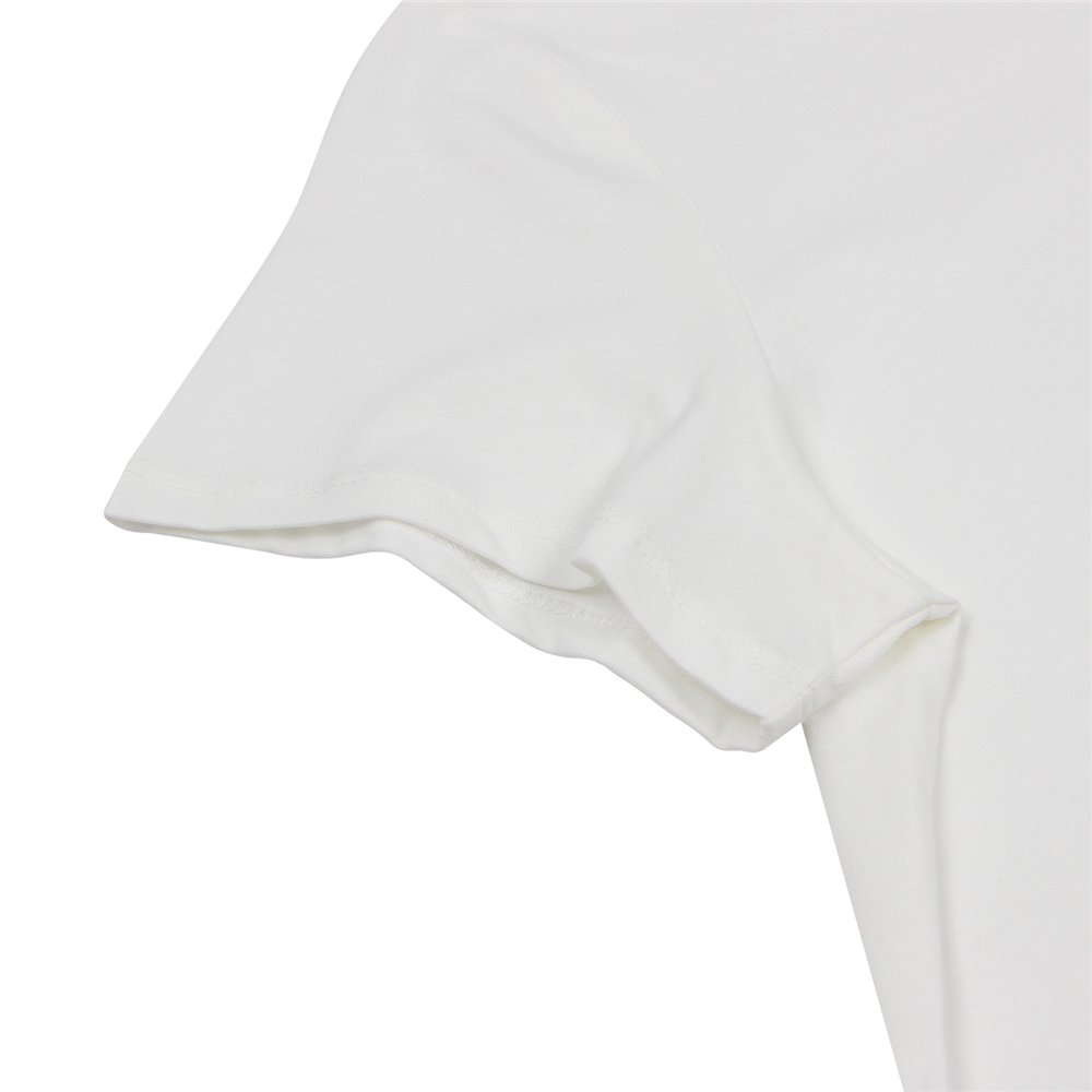 Women’s Cotton Jersey Crew Neck Short Sleeve Comfort Fit Printed T-Shirt - White - Giordano Online