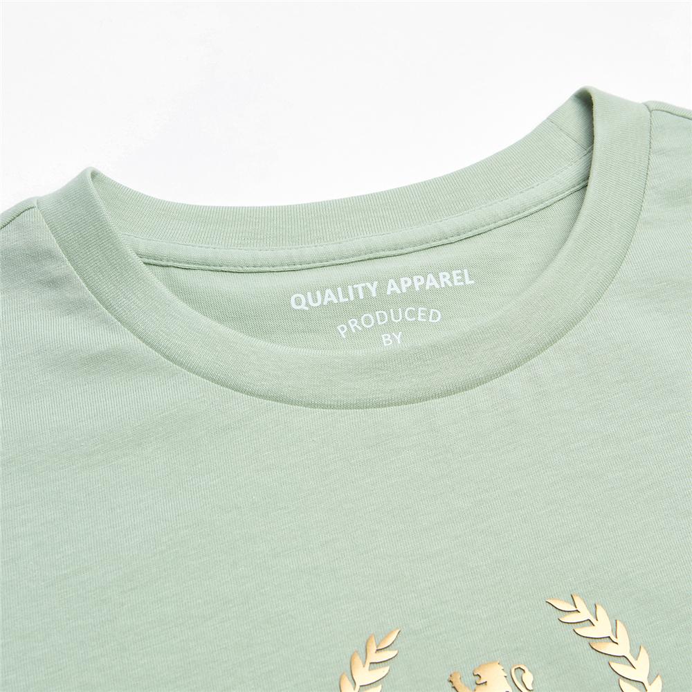 Women's Cotton Jersey Signature Print Tee - Giordano Online