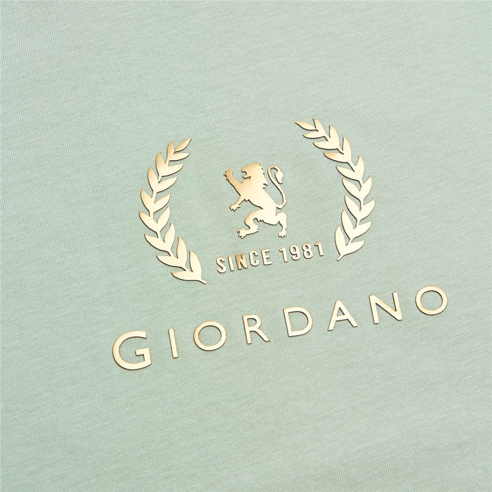Women's Cotton Jersey Signature Print Tee - Giordano Online