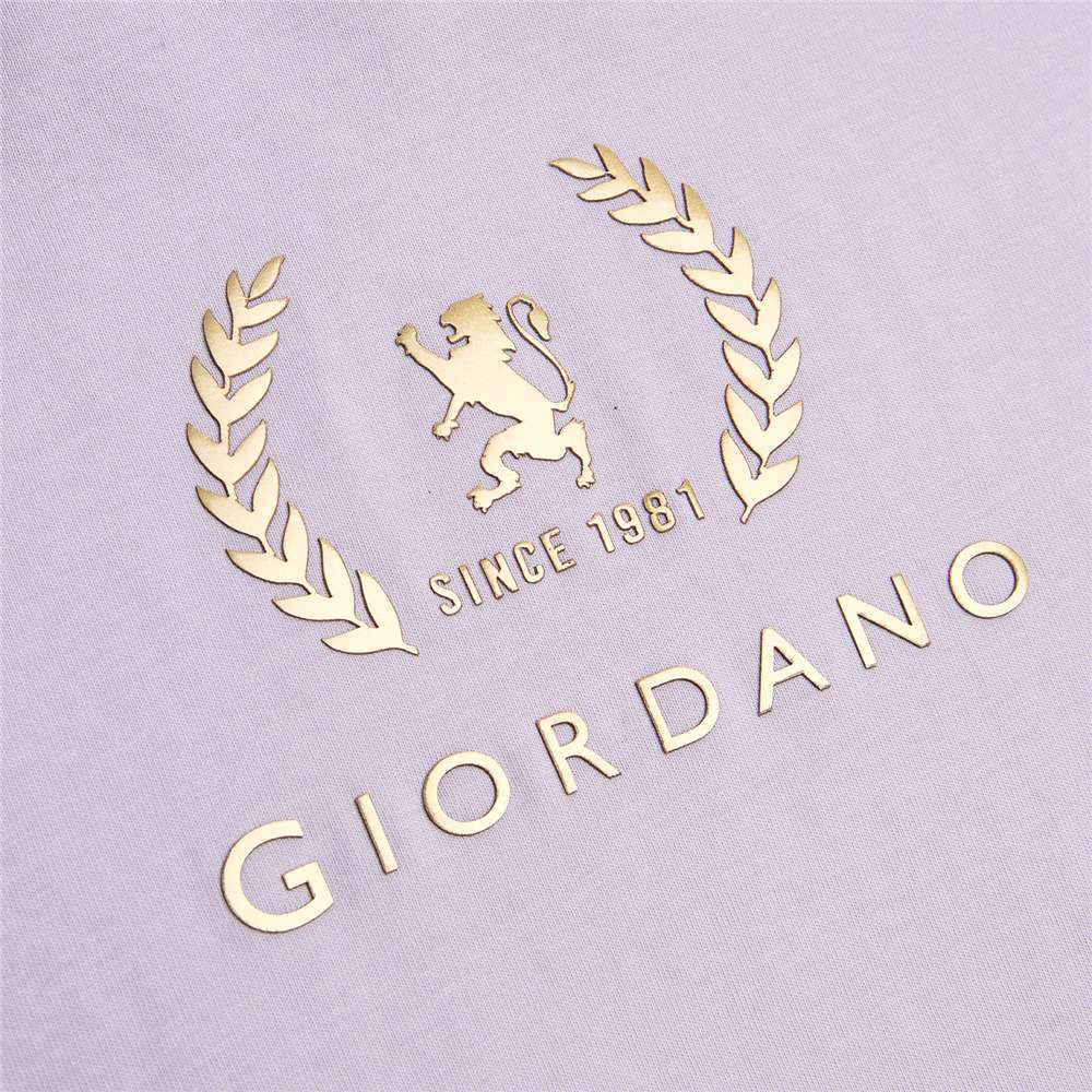 Women's Cotton Jersey Signature Print Tee - Giordano Online