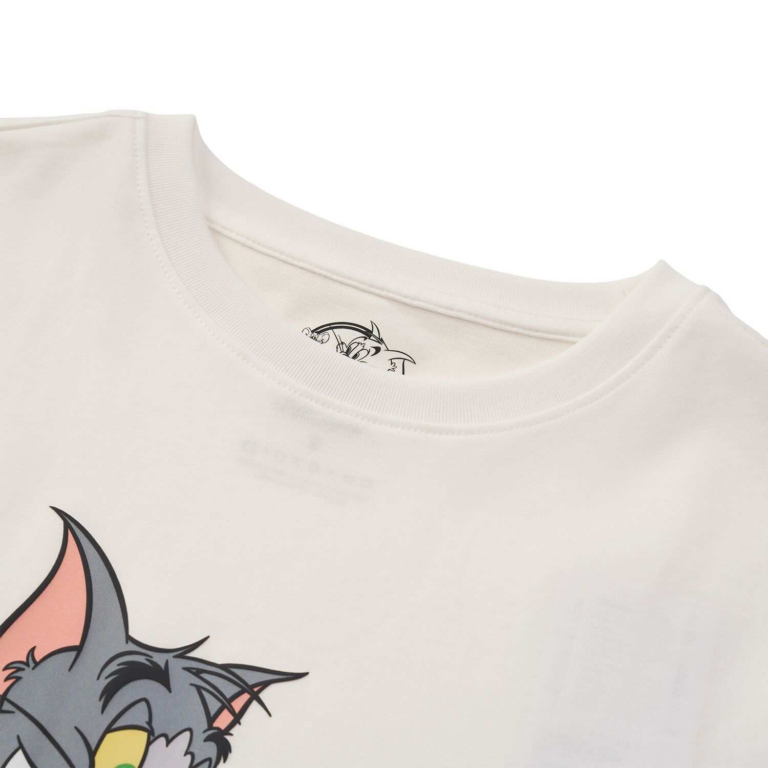 Women’s Crew Neck Print Tee - Tom & Jerry - White - Giordano