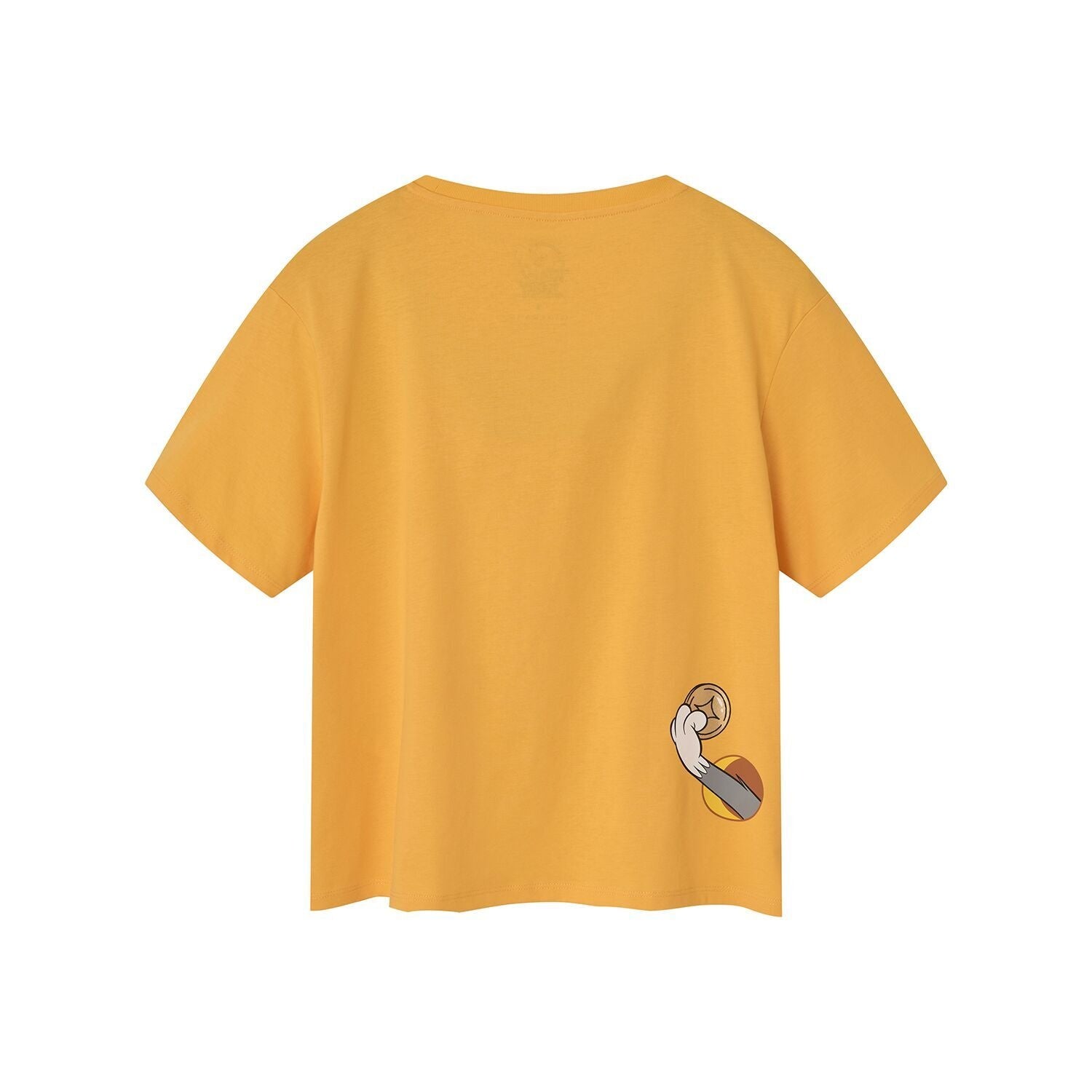 Women’s Crew Neck Print Tee - Tom & Jerry - Yellow - Giordano