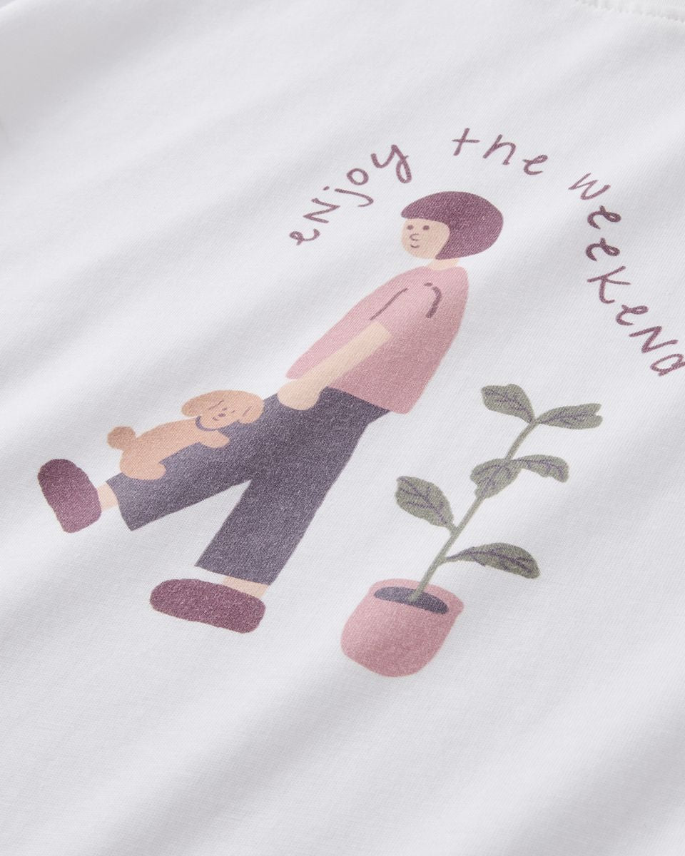 Women’s Crew‑Neck Short‑Sleeve Regular Fit Printed Tee - Giordano Online