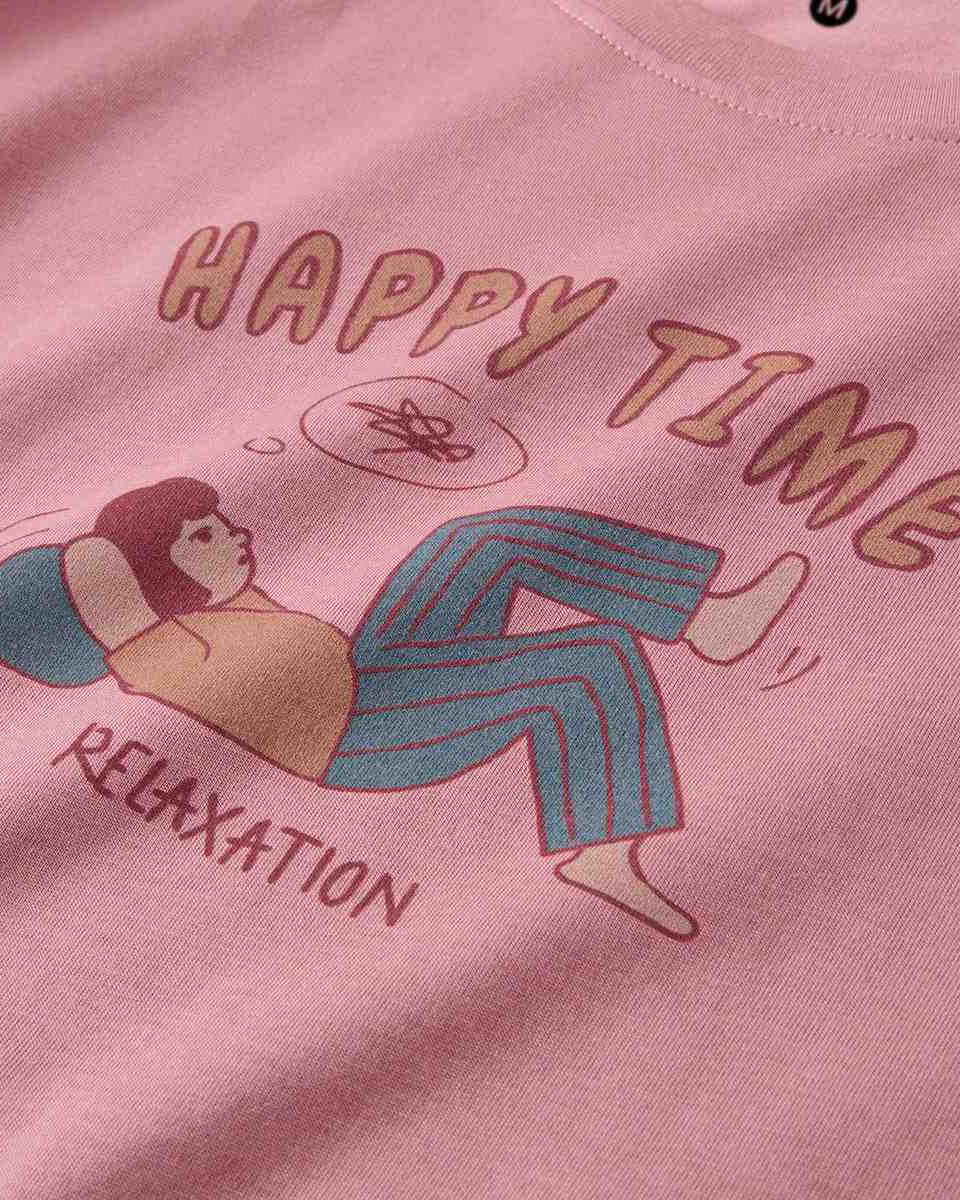 Women’s Crew‑Neck Short‑Sleeve Regular Fit Printed Tee - Giordano Online