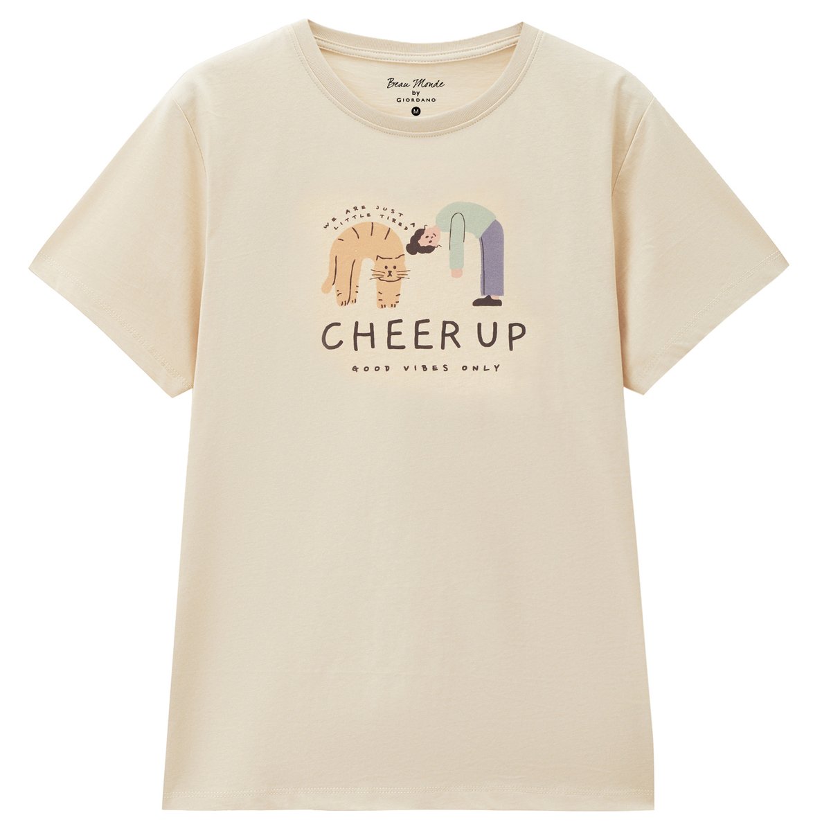 Women’s Crew‑Neck Short‑Sleeve Regular Fit Printed Tee - Giordano Online