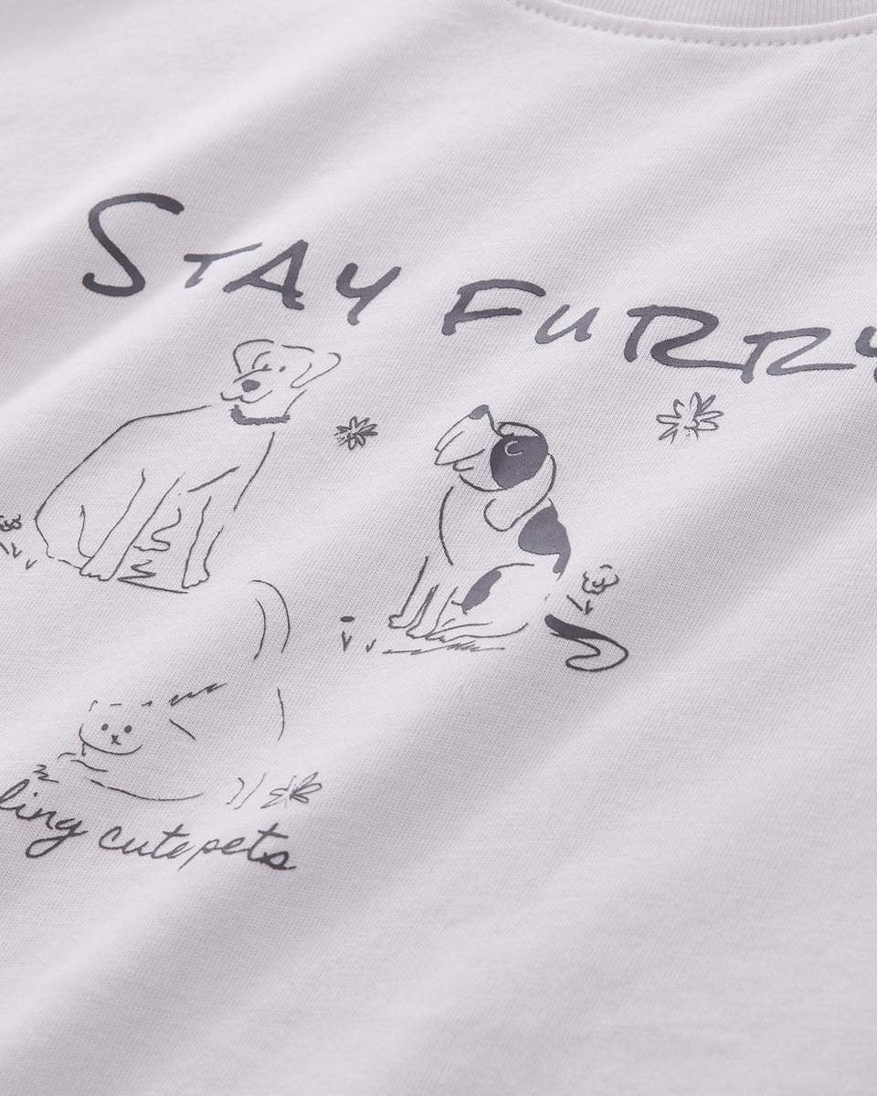 Women’s Crew‑Neck Short‑Sleeve Regular Fit Printed Tee - Giordano Online