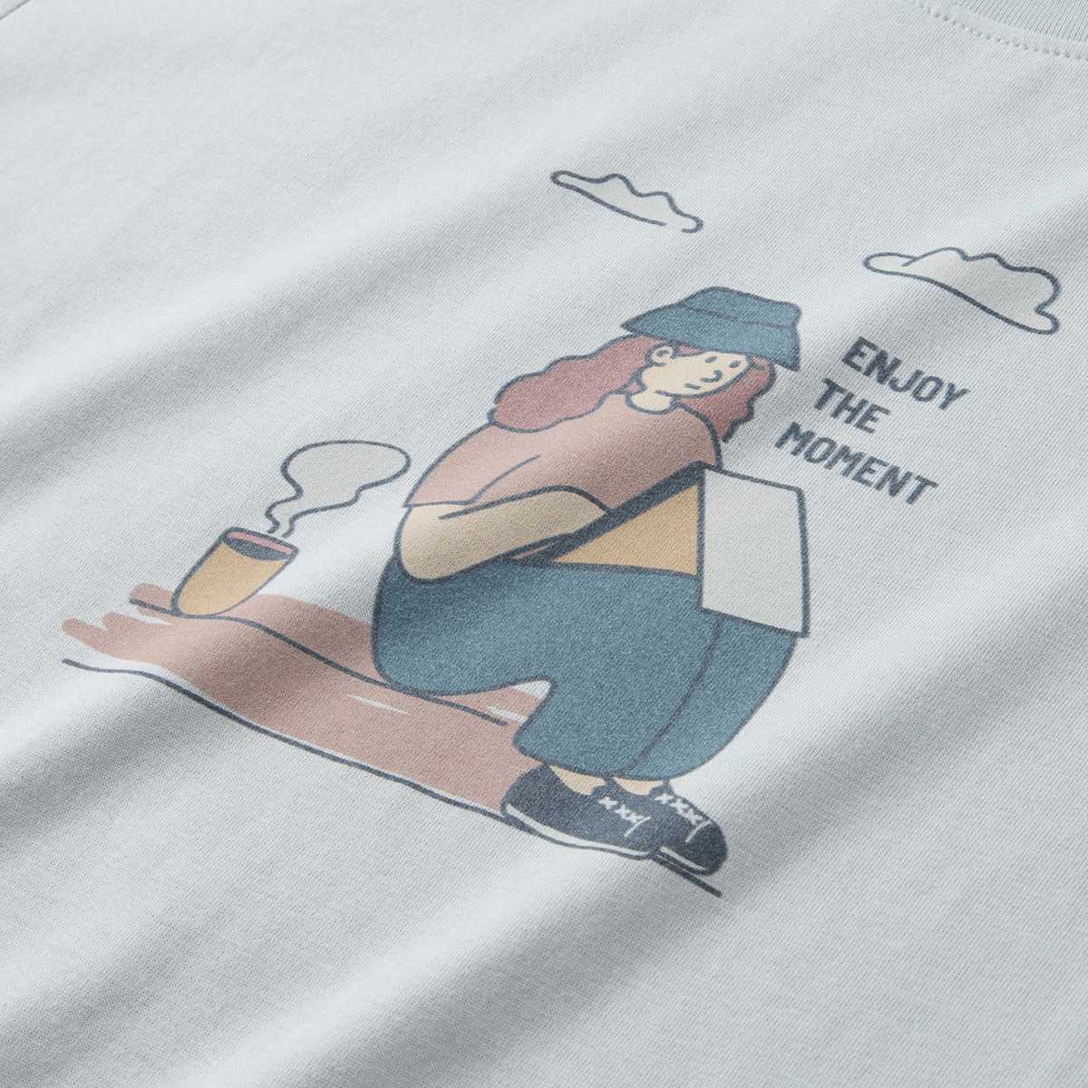 Women’s Crew‑Neck Short‑Sleeve Regular Fit Printed Tee - Giordano Online