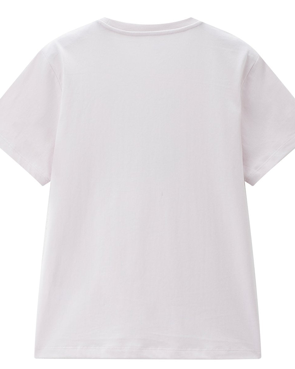 Women’s Crew‑Neck Short‑Sleeve Regular Fit Printed Tee - Giordano Online