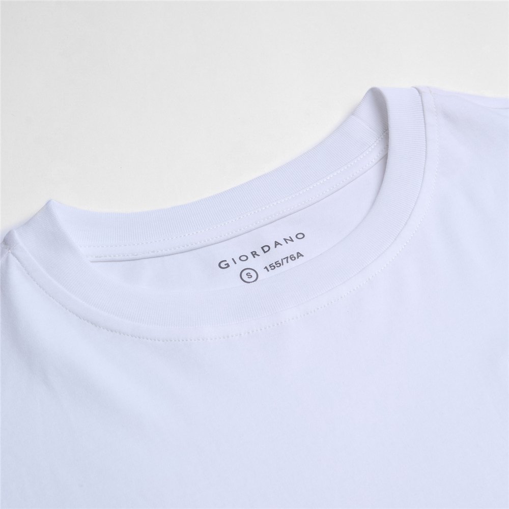 Women’s Embroidered Cotton Liquid Touch Tee - Giordano Online