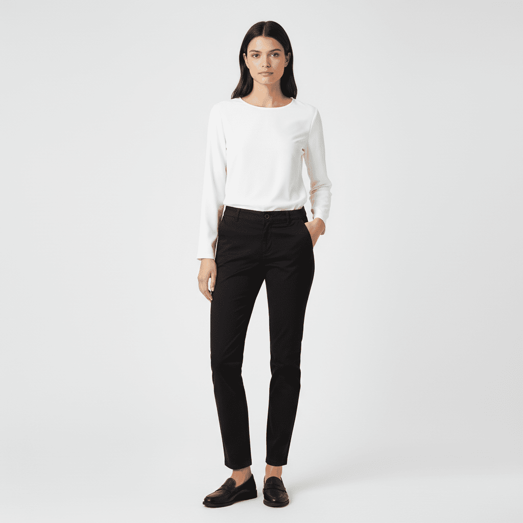 Women's High Waist Regular Taper Khaki Pants - Giordano Online