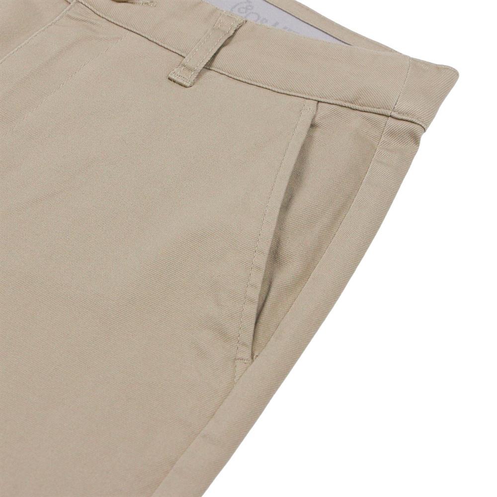 Women's High Waist Regular Taper Khaki Pants - Khaki - Giordano