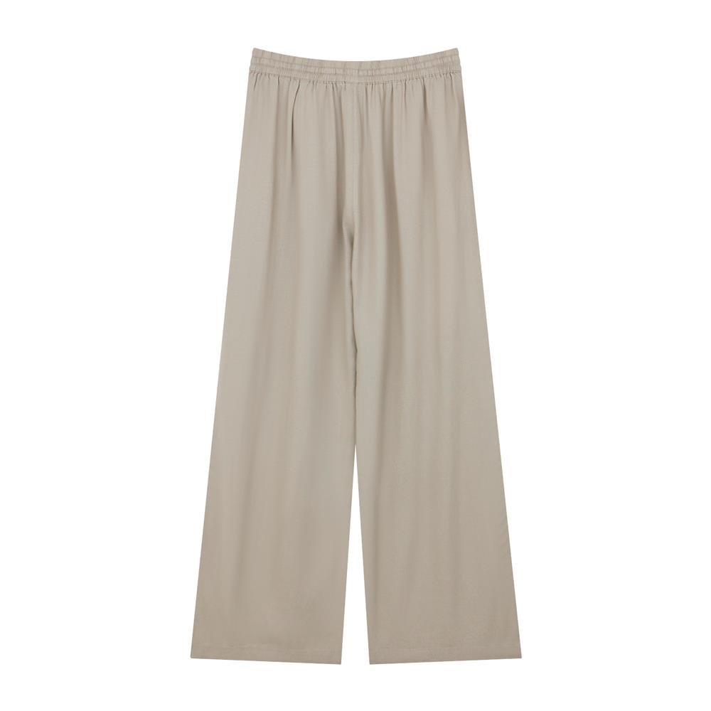 Women's High waist Wide leg Pants - Giordano Online
