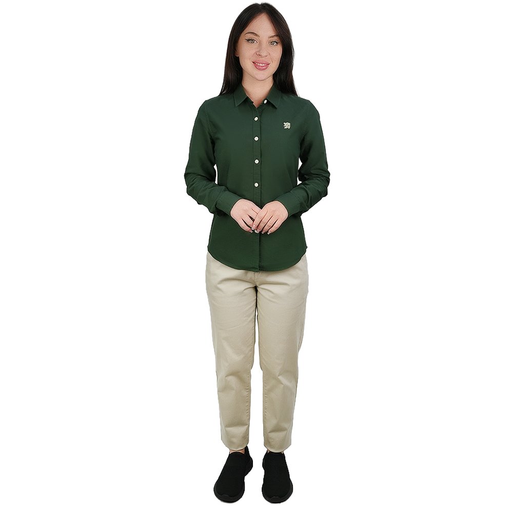 Women's Oxford Acute Collar Shirt - Giordano Online