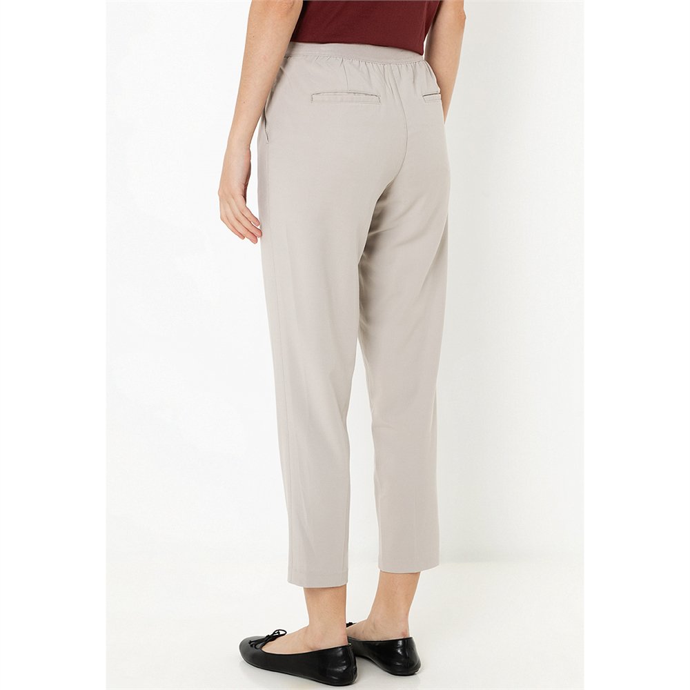 Women's Regular Taper Elastic Waist Pants - Giordano Online