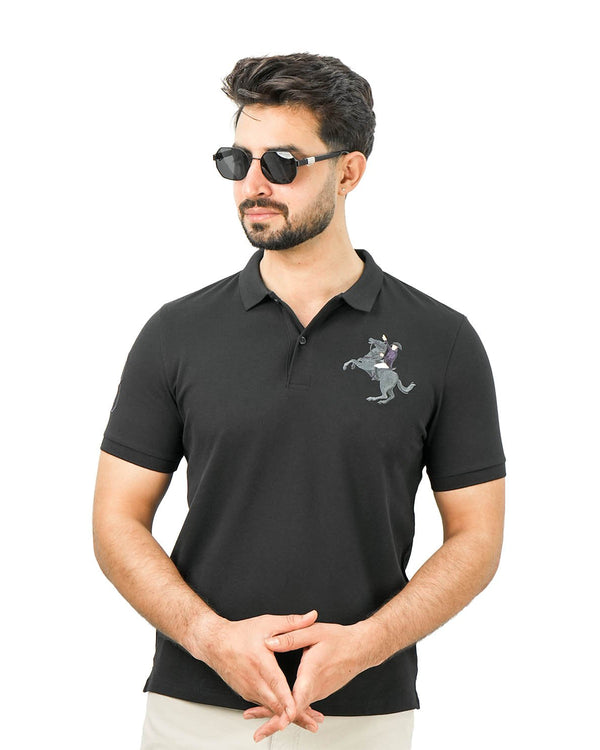 Quick buy Men's Slim Fit Cotton Short Sleeve Napoleon Polo