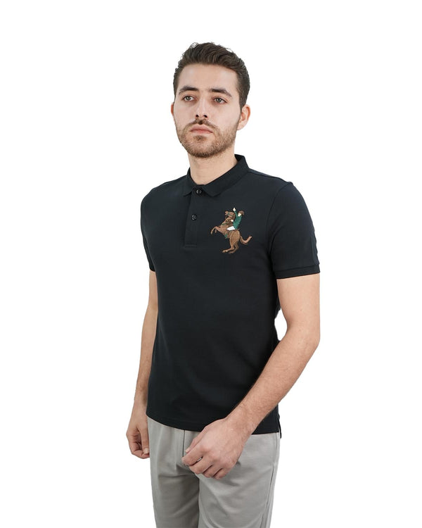 Quick buy Men's Slim Fit Cotton Short Sleeve Napoleon Polo