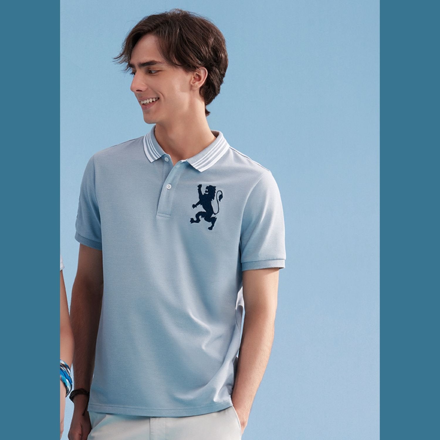 Men's Lion Polo - Image 1