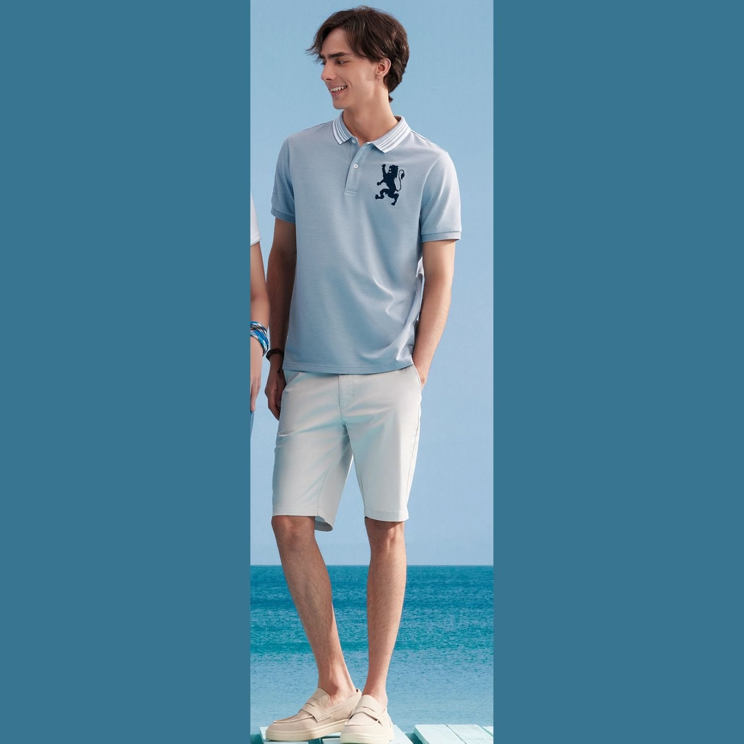 Men's Lion Polo - Image 2
