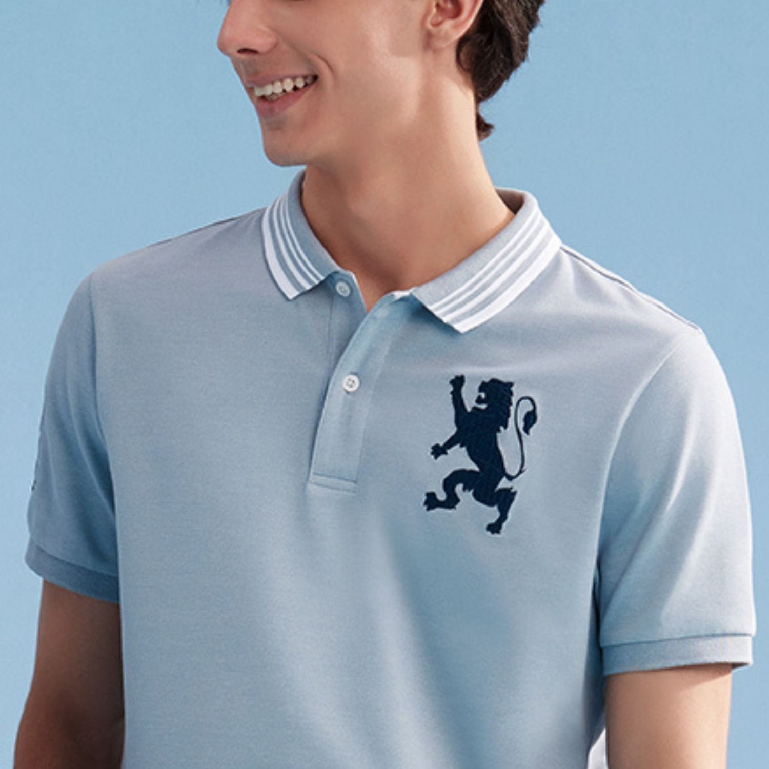 Men's Lion Polo - Image 3